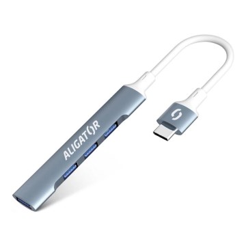 Aligator AHUB002 - hub USB-C 4 w 1