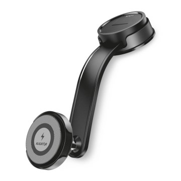Aligator AMS07BK - Uchwyt samochodowy na telefon z giętkim ramieniem MagSafe, czarny