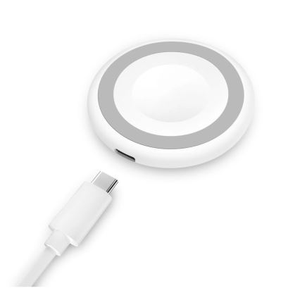 Aligator AMS08WT - Bezprzewodowa ładowarka MagSafe 3w1 15W biała