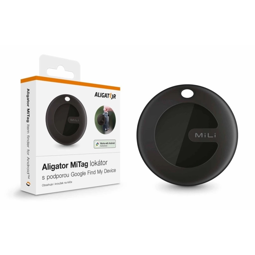 Aligator APD003 - Lokalizator MiTag 1xCR2032 IP67 czarny
