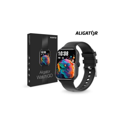 Aligator AW10BK - Smartwatch Watch GO 220 mAh IP67 czarny
