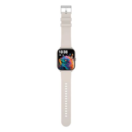 Aligator AW10SR - Inteligentny zegarek Watch GO 220 mAh IP67 kremowy