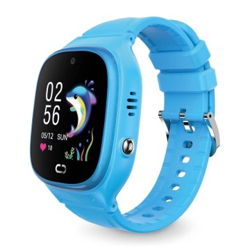 Aligator AW11BE - Inteligentny zegarek Watch Junior 2 450 mAh IP67 Wi-Fi niebieski