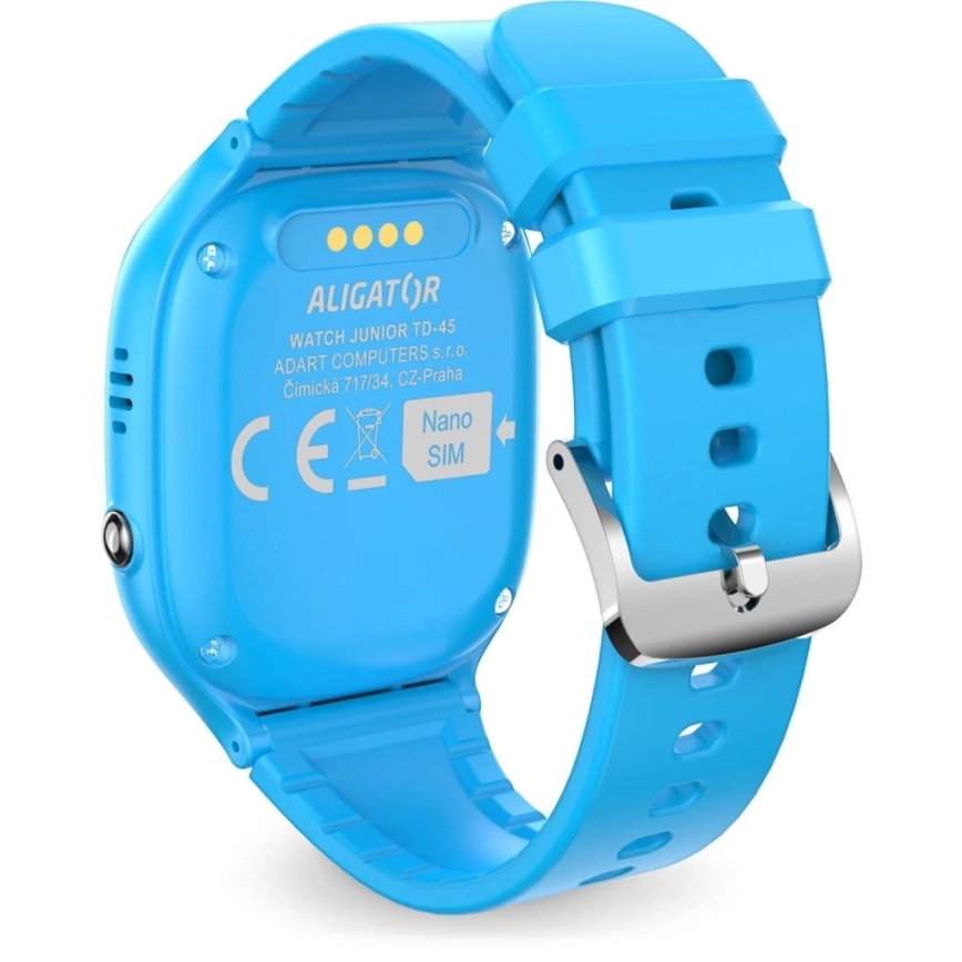Aligator AW11BE - Smartwatch Watch Junior 2 450 mAh IP67 Wi-Fi niebieski