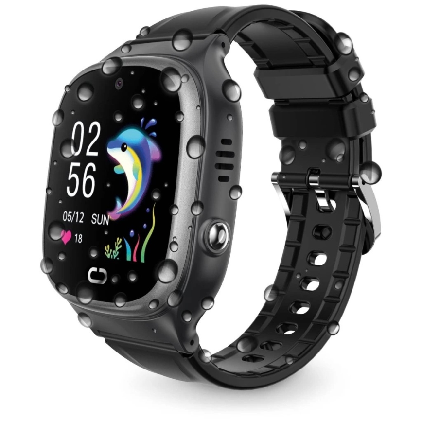 Aligator AW11BK - Smartwatch Watch Junior 2 450 mAh IP67 Wi-Fi czarny