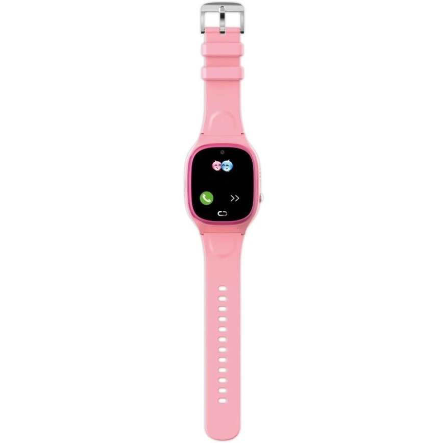 Aligator AW11PK - inteligentny zegarek Watch Junior 2 450 mAh IP67 Wi-Fi różowy