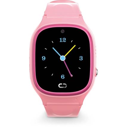 Aligator AW11PK - inteligentny zegarek Watch Junior 2 450 mAh IP67 Wi-Fi różowy