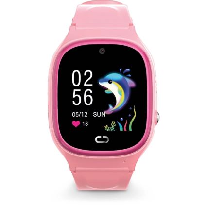 Aligator AW11PK - inteligentny zegarek Watch Junior 2 450 mAh IP67 Wi-Fi różowy