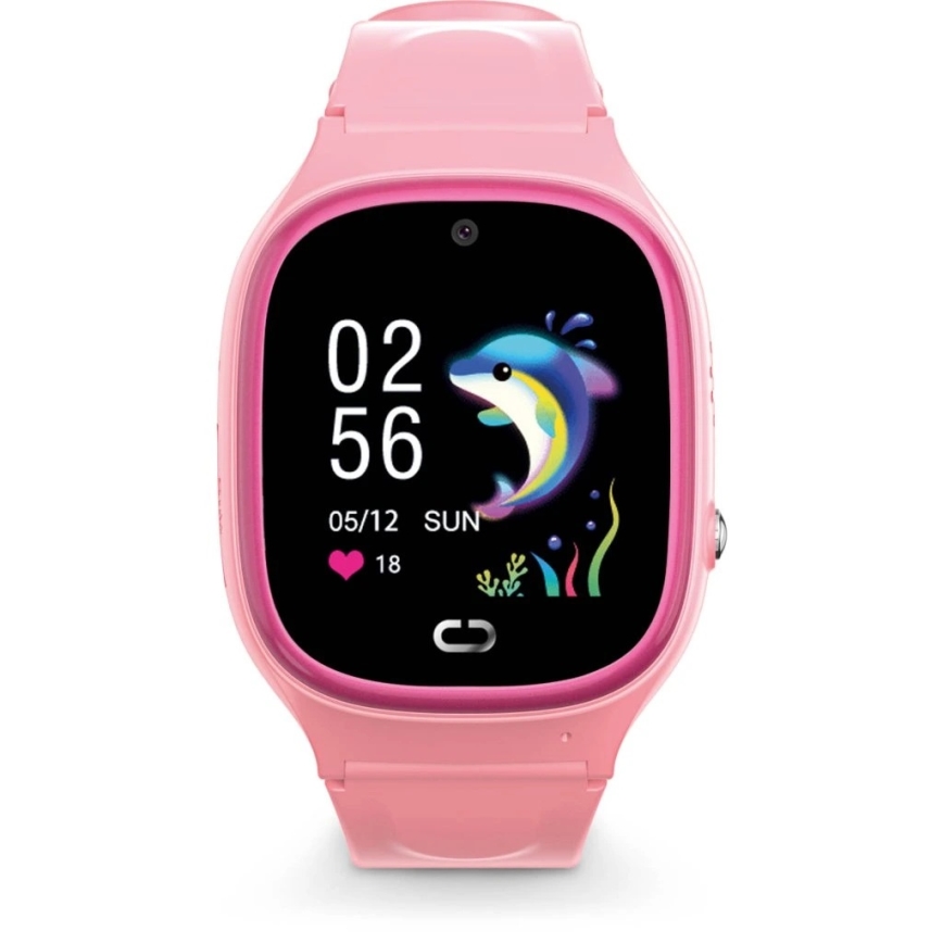 Aligator AW11PK - inteligentny zegarek Watch Junior 2 450 mAh IP67 Wi-Fi różowy