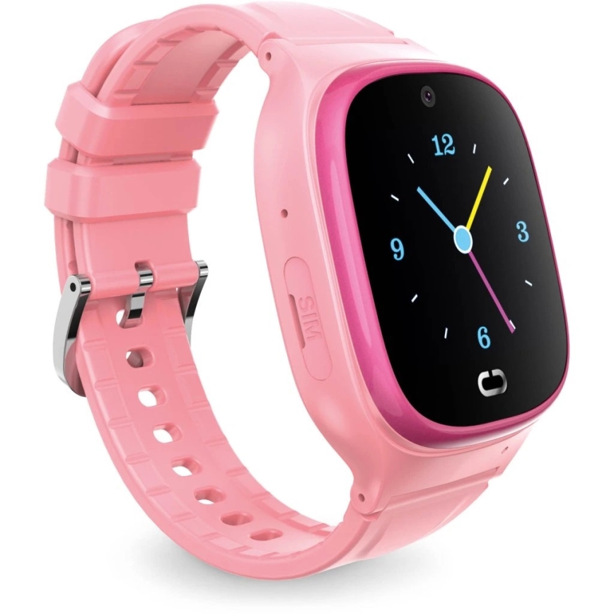 Aligator AW11PK - inteligentny zegarek Watch Junior 2 450 mAh IP67 Wi-Fi różowy