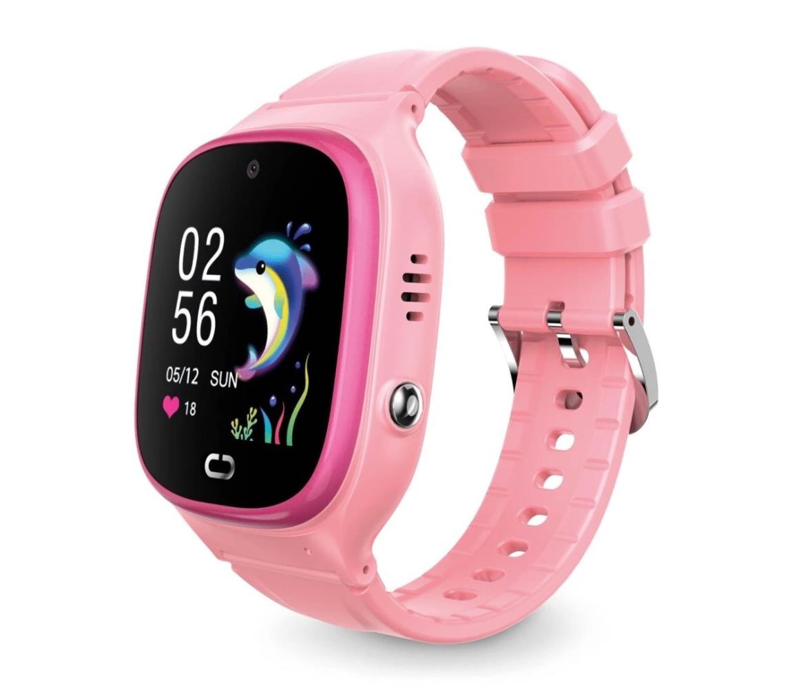 Aligator AW11PK - Smartwatch Watch Junior 2 450 mAh IP67 Wi-Fi różowy