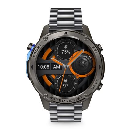 Aligator AW12BK - Smartwatch z GPS, 500 mAh, IP69K, czarny