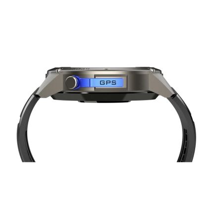Aligator AW12BK - Smartwatch z GPS, 500 mAh, IP69K, czarny