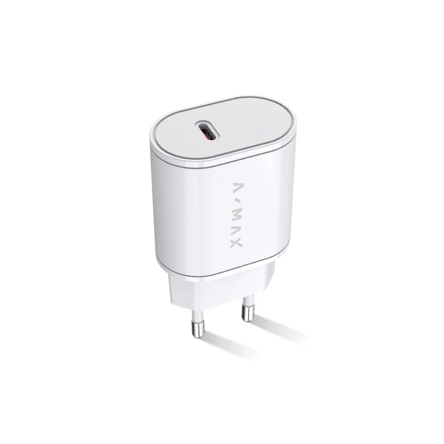Aligator AX0001V - Szybka ładowarka A-MAX Power Delivery 20W USB-C biała