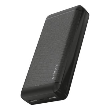 Aligator AX0004 - Powerbank A-MAX 20000 mAh 3,7V czarny