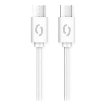 Aligator DATKP49 - kabel USB USB-C/USB-C 65 W Power Delivery 1,5 m biały