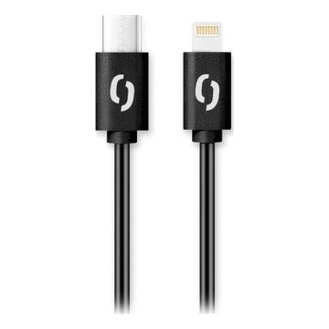 Aligator DATKP50 - kabel USB USB-C / Lightning 30 W Power Delivery (PD) 1,5 m czarny