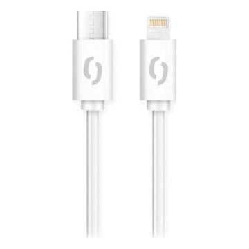 Aligator DATKP51 - kabel USB USB-C / Lightning 30 W Power Delivery 1,5 m biały