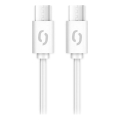 Aligator DATKP59 - kabel USB-C/USB-C 65 W Power Delivery 2,5 m biały