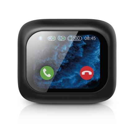 Aligator TWS07 - Bezprzewodowe słuchawki typu Pods z wyświetlaczem LCD i ANC, 400 mAh + 2x 40 mAh, IP30, czarne