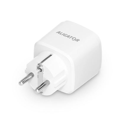 Aligator WAL001 - Inteligentne gniazdko 3680W/230V/Typ E/16A Wi-Fi Tuya