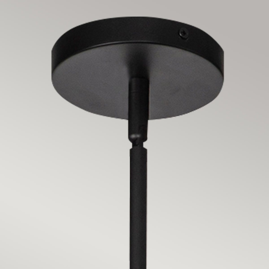 Alora Mood - Żyrandol na drążku DAPHNE 1xE27/60W/230V śr. 38,1 cm czarny