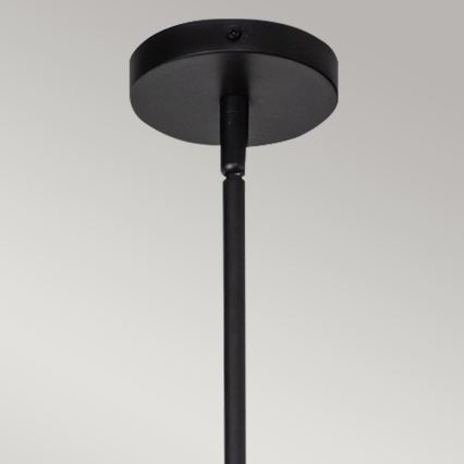 Alora Mood - Żyrandol na pręcie DAPHNE 1xE27/60W/230V śr. 18,1 cm czarny/brązowy