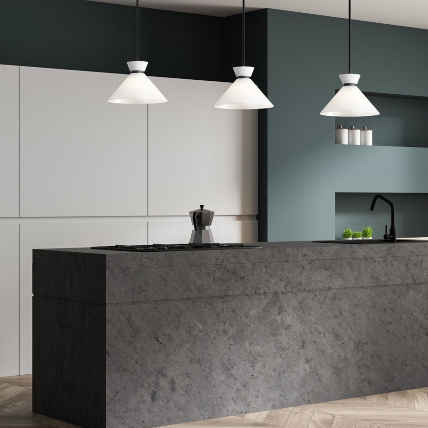 Alora Mood - Lampa wisząca na pręcie HALSTON 1xE27/60W/230V czarna