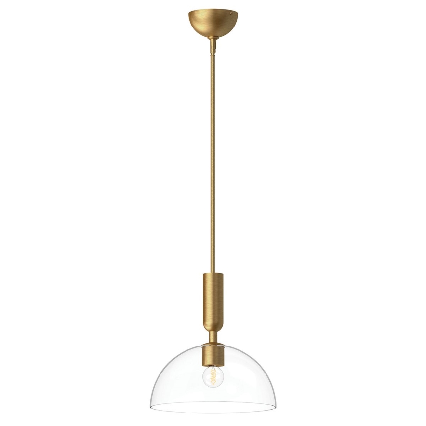 Alora Mood - Żyrandol na drążku JUDE 1xE27/60W/230V śr. 30,5 cm mosiądz