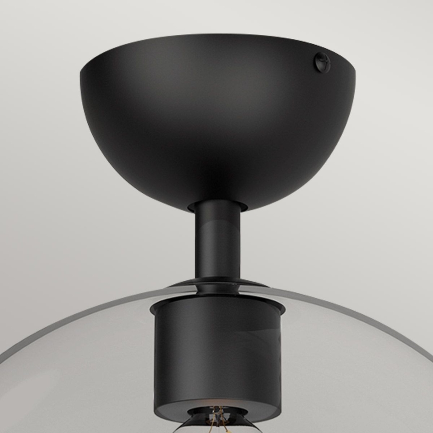Alora Mood - Lampa sufitowa JUDE 1xE27/60W/230V śr. 30,5 cm czarna