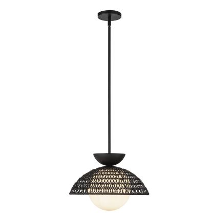 Alora Mood - Żyrandol na pręcie PERTH 1xE27/60W/230V śr. 37,5 cm czarny