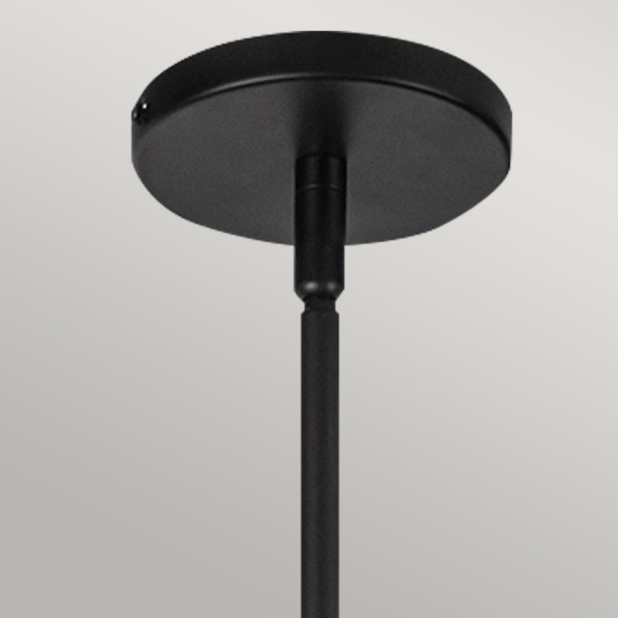 Alora Mood - Żyrandol na pręcie PERTH 1xE27/60W/230V śr. 37,5 cm czarny