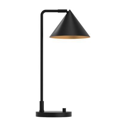 Alora Mood - Lampa stołowa REMYCK 1xE27/60W/230V czarna