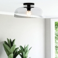 Alora Mood ALM-SYLVIA-SF-BK-CL - Lampa sufitowa SYLVIA 1xE27/60W/230V czarna