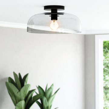Alora Mood ALM-SYLVIA-SF-BK-CL - Lampa sufitowa SYLVIA 1xE27/60W/230V czarna