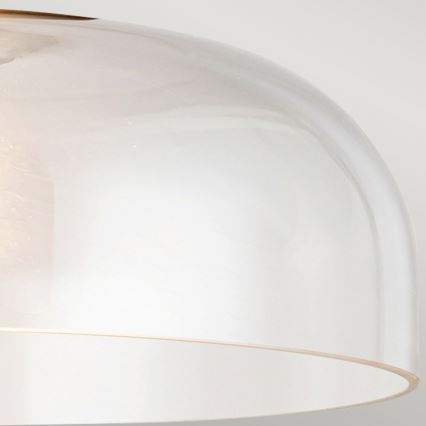 Alora Mood ALM-SYLVIA-SF-BK-CL - Lampa sufitowa SYLVIA 1xE27/60W/230V czarna