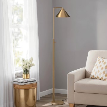 Alora Mood - Lampa stojąca REMYCK 1xE27/60W/230V złota