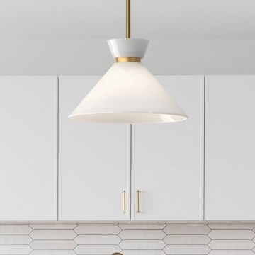 Alora Mood - Lampa wisząca na pręcie HALSTON 1xE27/60W/230V złota