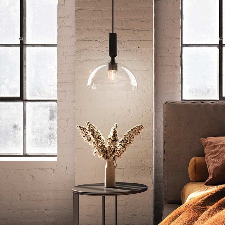 Alora Mood - Lampa wisząca na pręcie JUDE 1xE27/60W/230V czarna