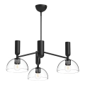 Alora Mood - Żyrandol na rurce JUDE 3xE27/60W/230V czarny