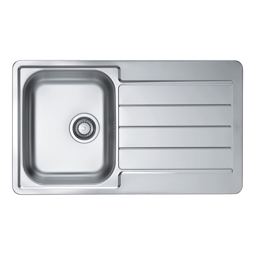 ALVEUS 1065560 - Zlew kuchenny LINE 86x50 cm matowy stal/satyna