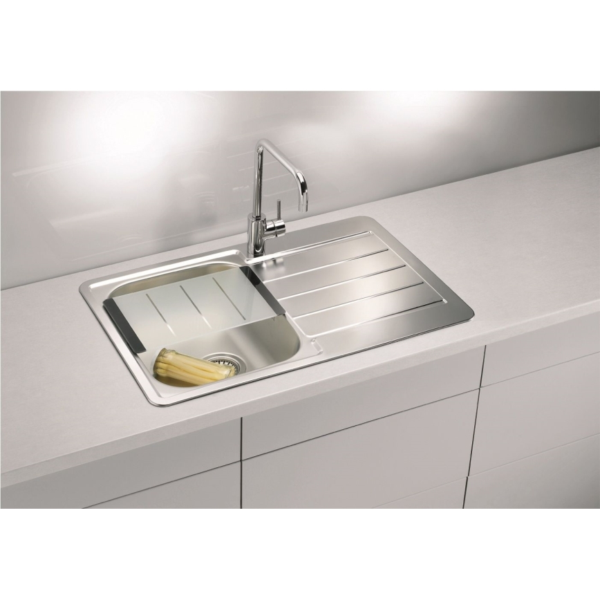 ALVEUS 1069147 - Zlew kuchenny LINE 79x50 cm matowy stal/satyna