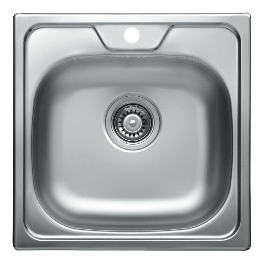 ALVEUS 1074634 - Zlew kuchenny ALLUX 48x48 cm matowy stal/satyna