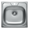 ALVEUS 1074634 - Zlewozmywak kuchenny ALLUX 48x48 cm stal nierdzewna/satyna