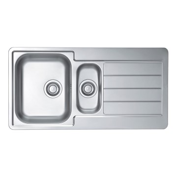 ALVEUS 1082440 - Zlew kuchenny LINE 98x50 cm matowy stal/satyna