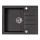 ALVEUS 1090951 - Zlew kuchenny ROCK 59,5x47,5 cm granit/czarny