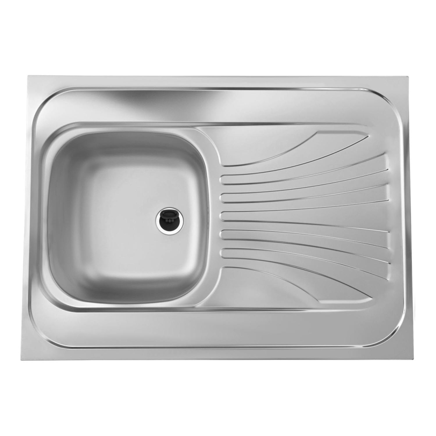 ALVEUS 1095618 - Zlew kuchenny CLASSIC 80x60 cm matowy stal/satyna bez lemu, obrotowy