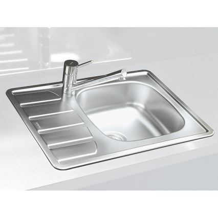 ALVEUS 1098940 - Zlew kuchenny ZOOM 61,5x50 cm satyna, do montażu górnego