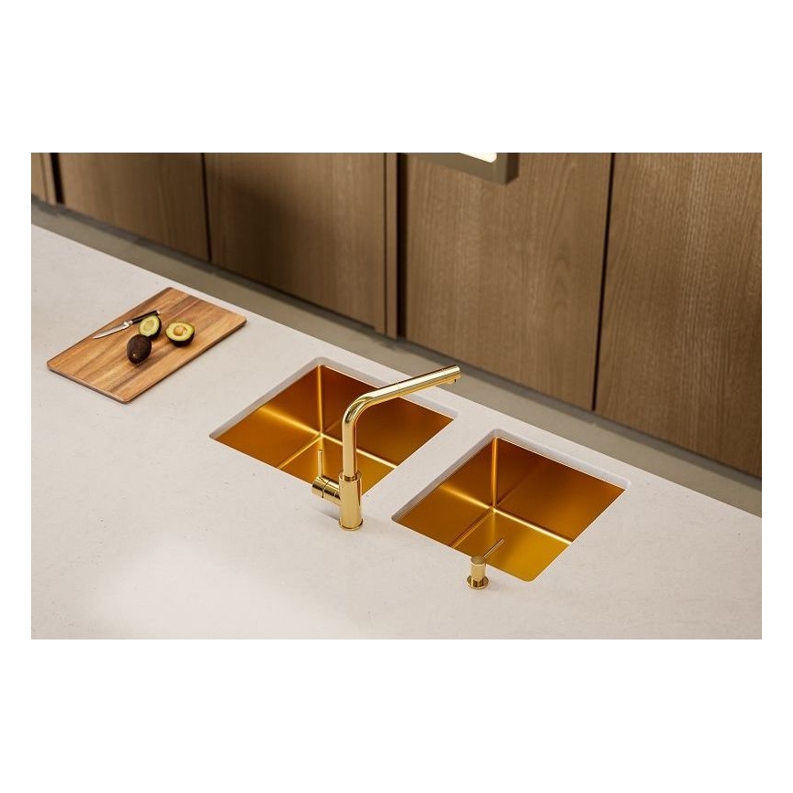 ALVEUS 1103381 - Zlew kuchenny QUADRIX 45x45 cm monarch brąz