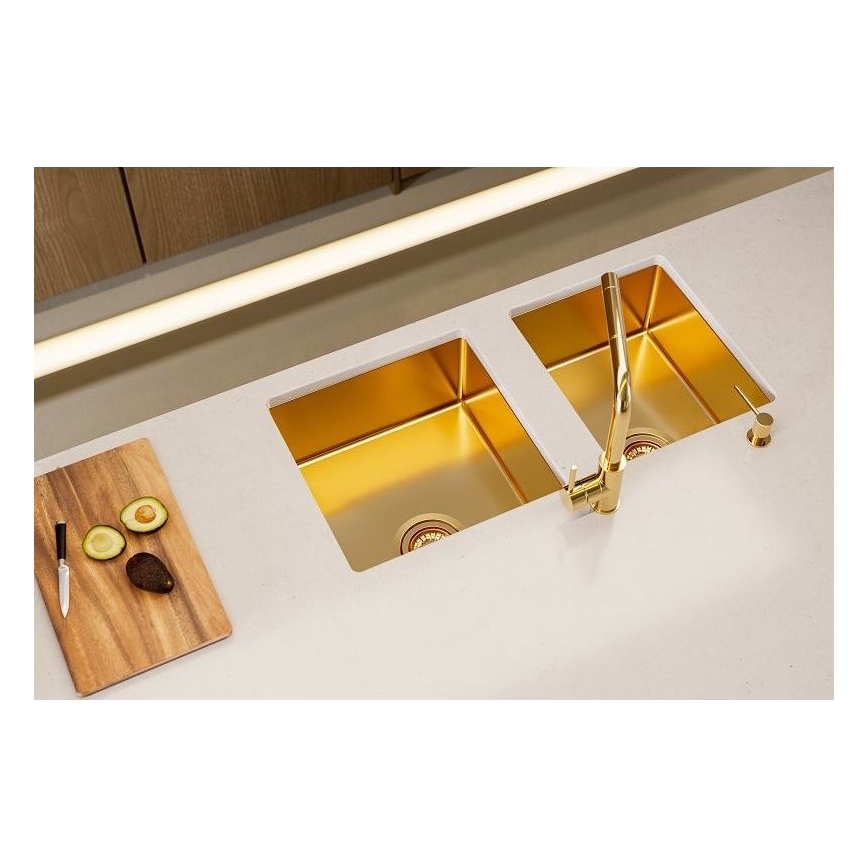 ALVEUS 1103381 - Zlew kuchenny QUADRIX 45x45 cm monarch brąz